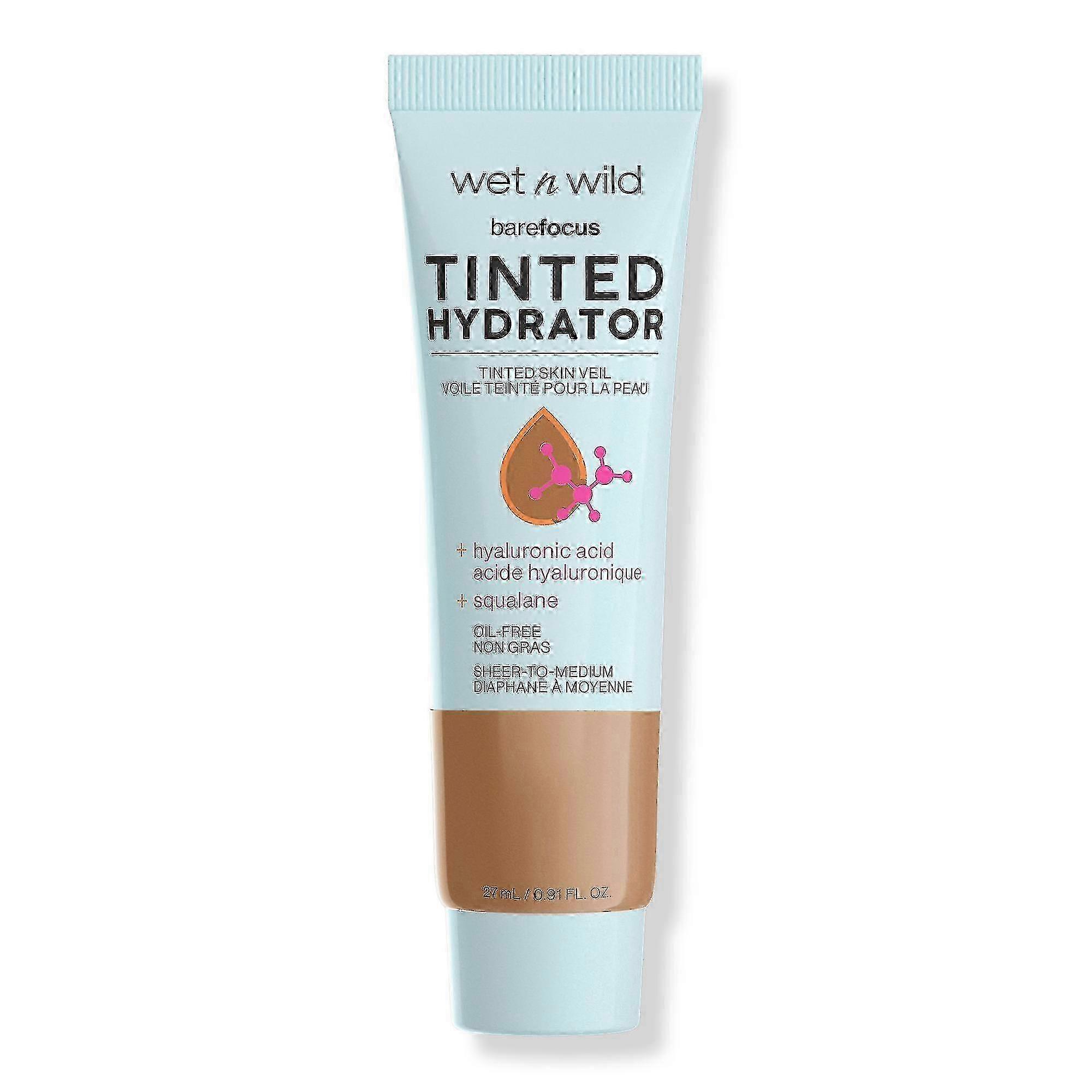 Wet N Wild Bare Focus Tinted Hydrator Tinted Skin Veil, Medium Deep, 0.91 Oz