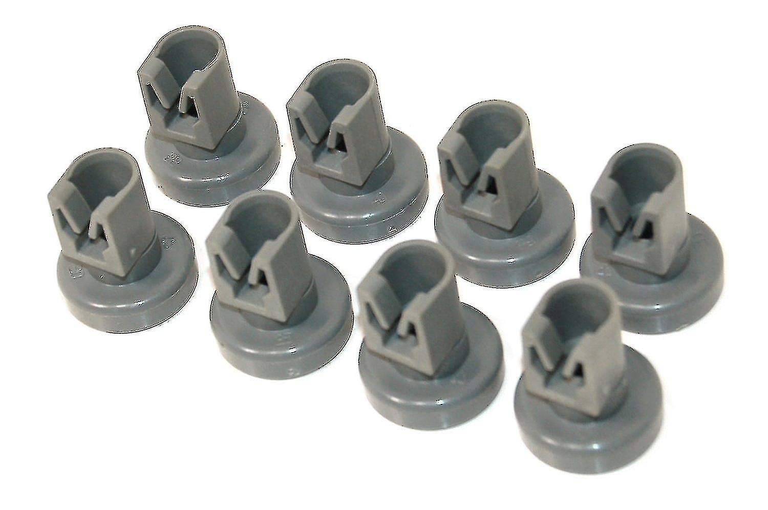 8 X Dishwasher Universal Upper Basket Wheels (compatible With Electrolux Zanussi Aeg Favorit Juno Privileg