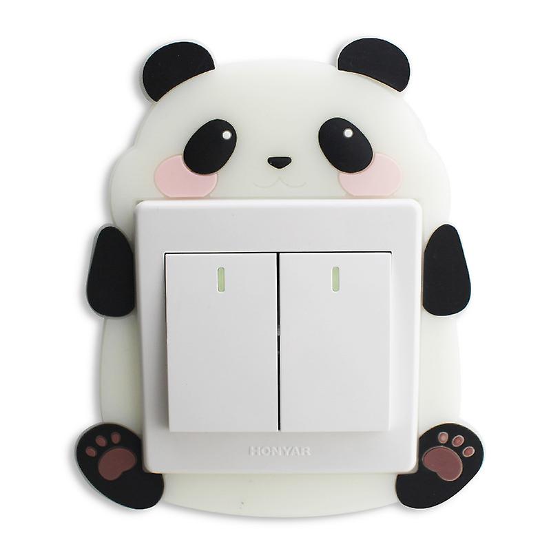 Cute Panda Wall Switch Removable Wall Sticker