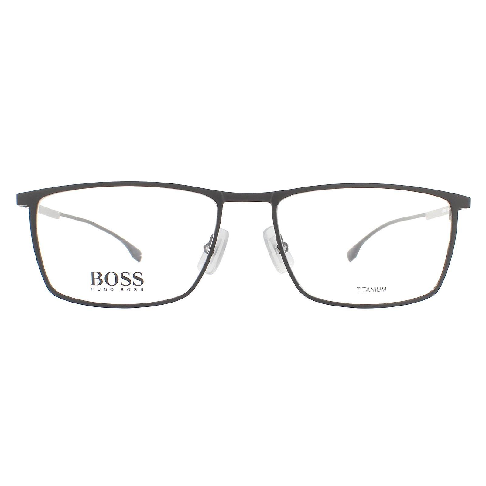 Hugo Boss 眼镜框 BOSS 0976 003 哑光黑色男士
