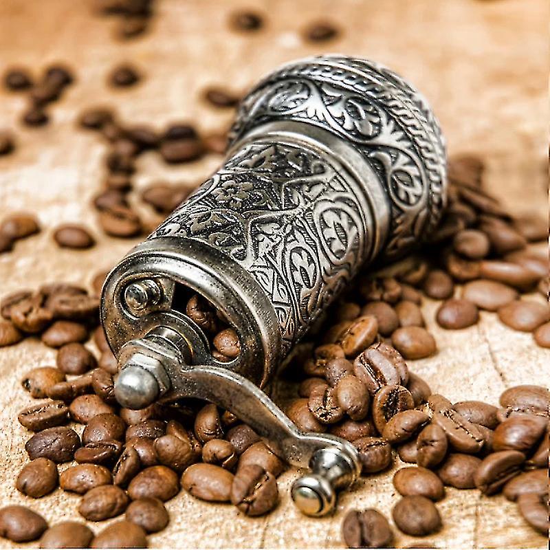 Service à thé turc vintage en métal - Ensemble de tasses à