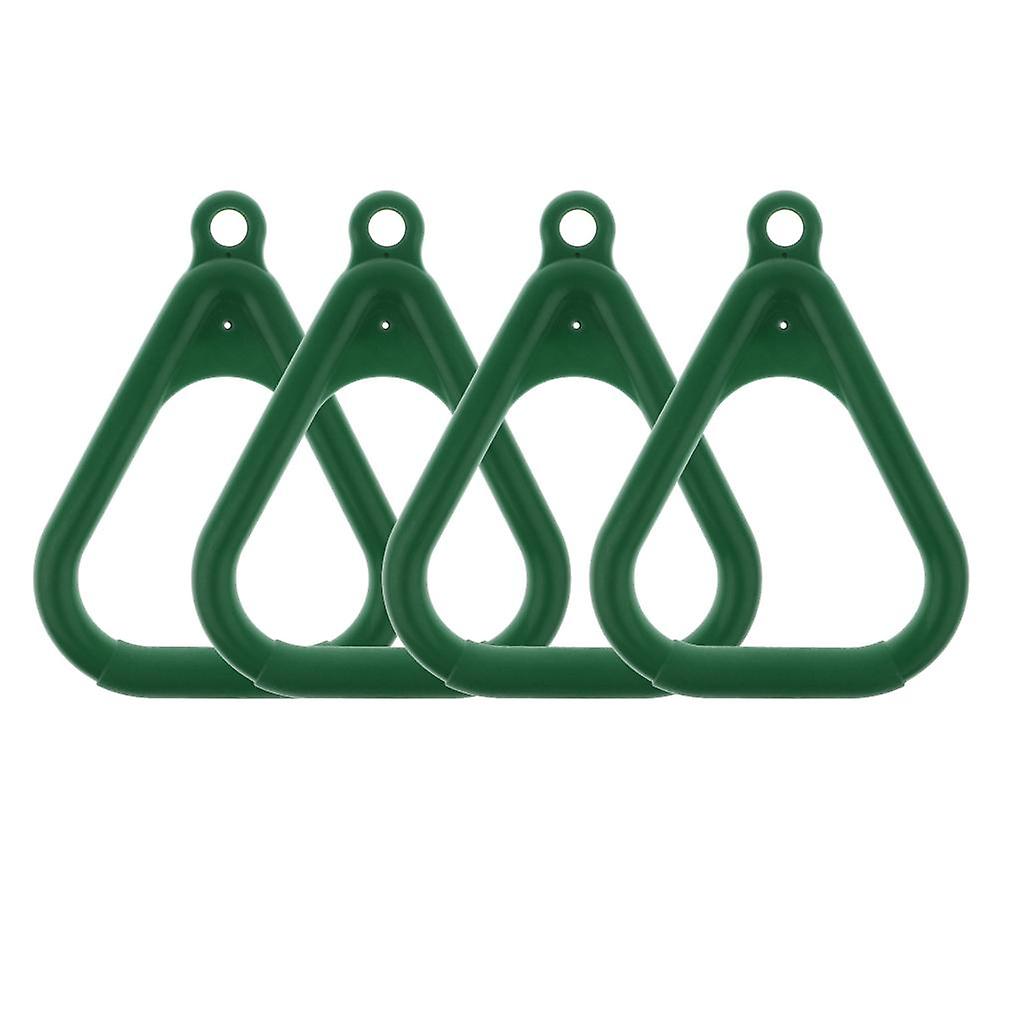 4pcs Outdoor Swing Ring Playground Swing Accessory Replacement Dark Green