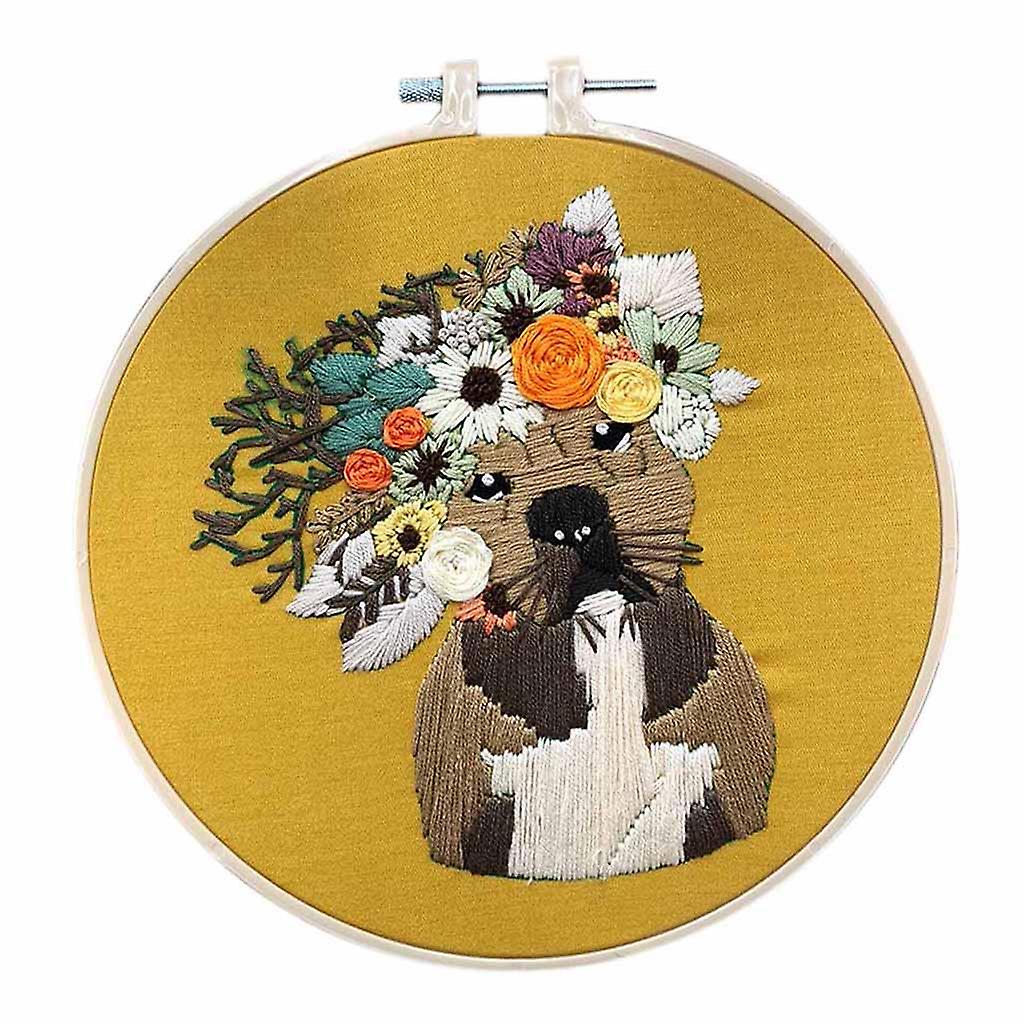 مجموعة المقبلات التطريز عبر غرزة اليدوية DIY الحرفية مع هوب G