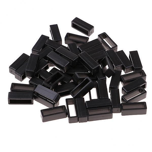 3x50pcs Plastic Belt Loop Keeper Loop Buckles Belt Harness Backpack Straps 15mm