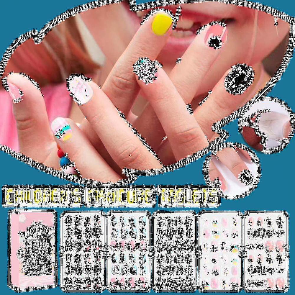 子供の爪の部分と偽の爪の部分セットの120個