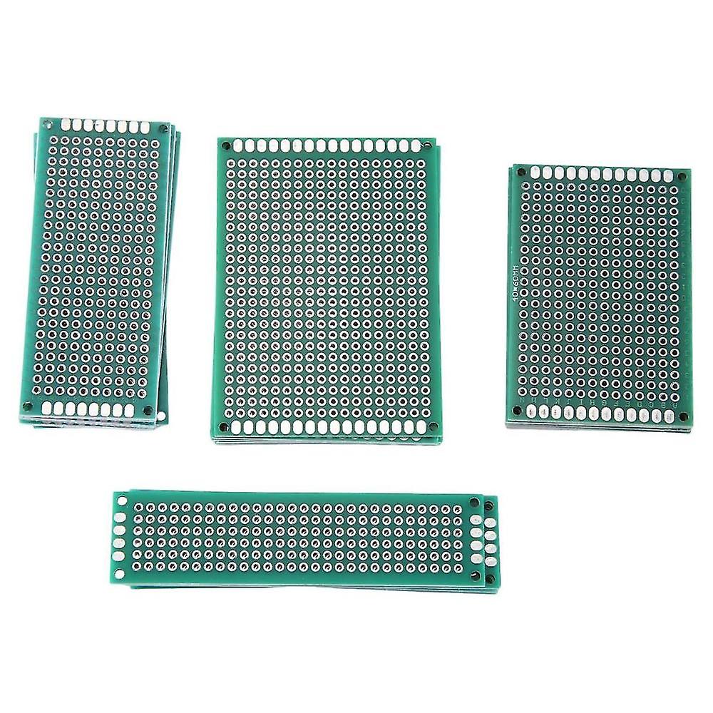 20pcs Double-sided Spray Paint Pcb Board Prototype Kit For Diy 4 Sizes