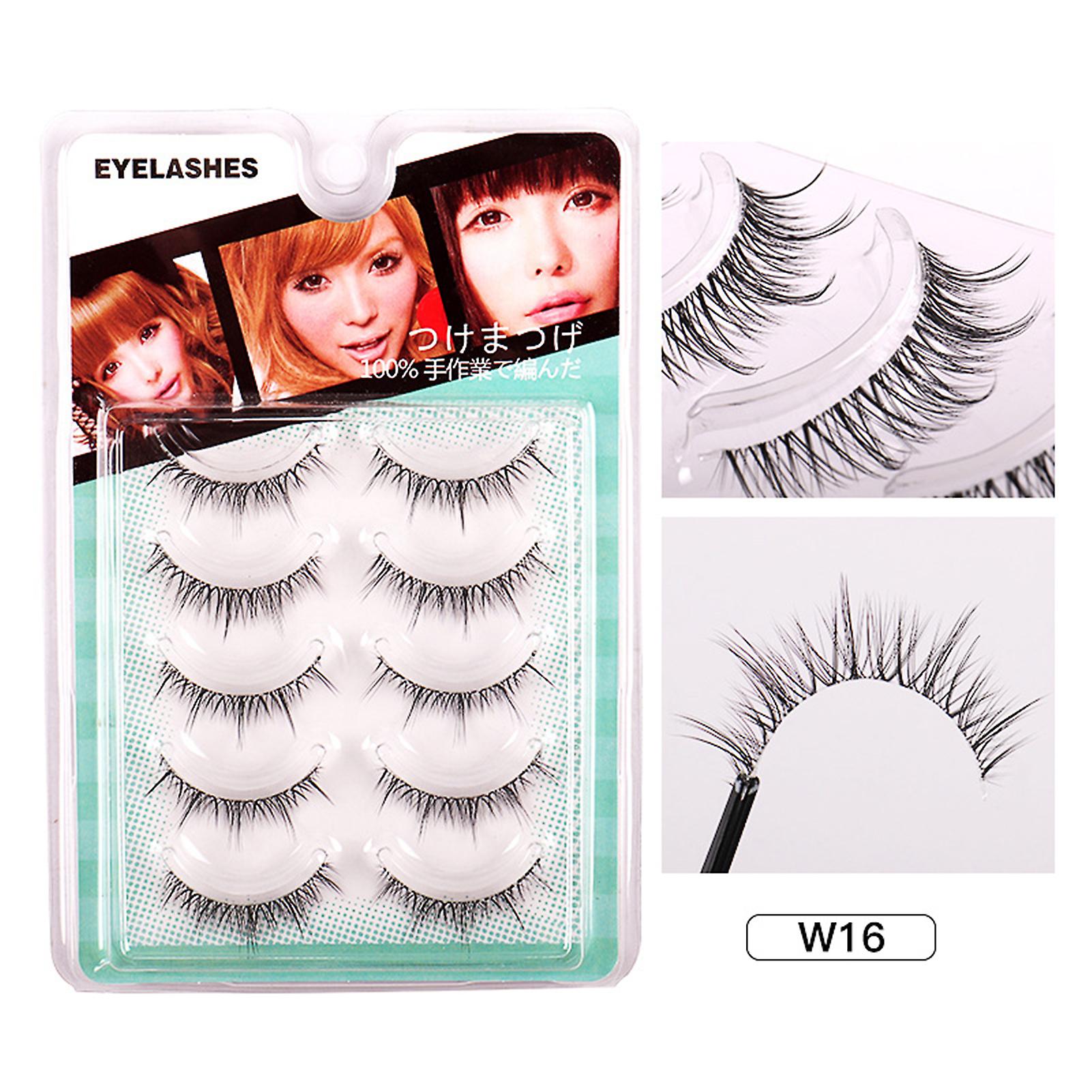 Simulation False Eyelashes Multilayered Bushy Curling Up Lashes For Wedding Stage Makeup