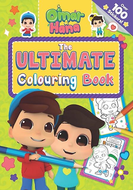 Omar Hana The Ultimate Colouring Book Paperback Book