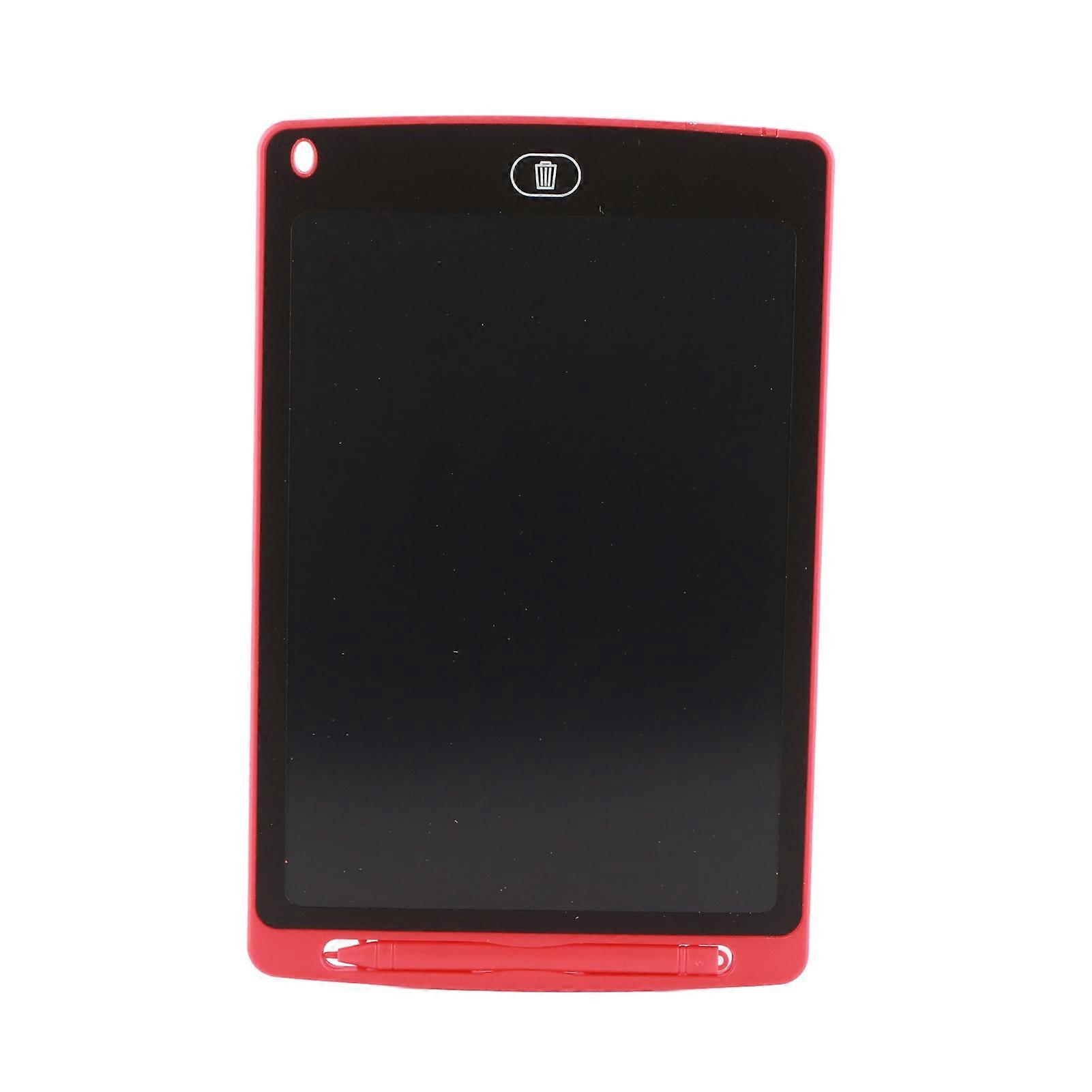Tablette d’écriture LCD Rouge 10 pouces Supprimer Bouton Coffre-fort Porte-stylo Largement utilisé Enfants Tablette À Dessin pour Filles Garçons Tout-petits