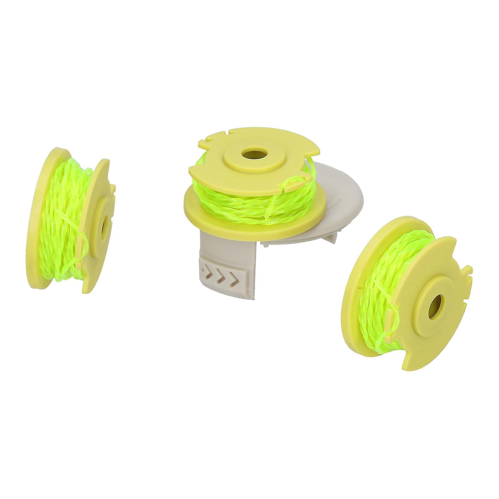 Yunxwd Twisted Trimmer Line, Twisted Line and Spool Replacement for AC80RL3 0.080" 18V 24V 40V Electric Lawnmower Garden Tools Accessories
