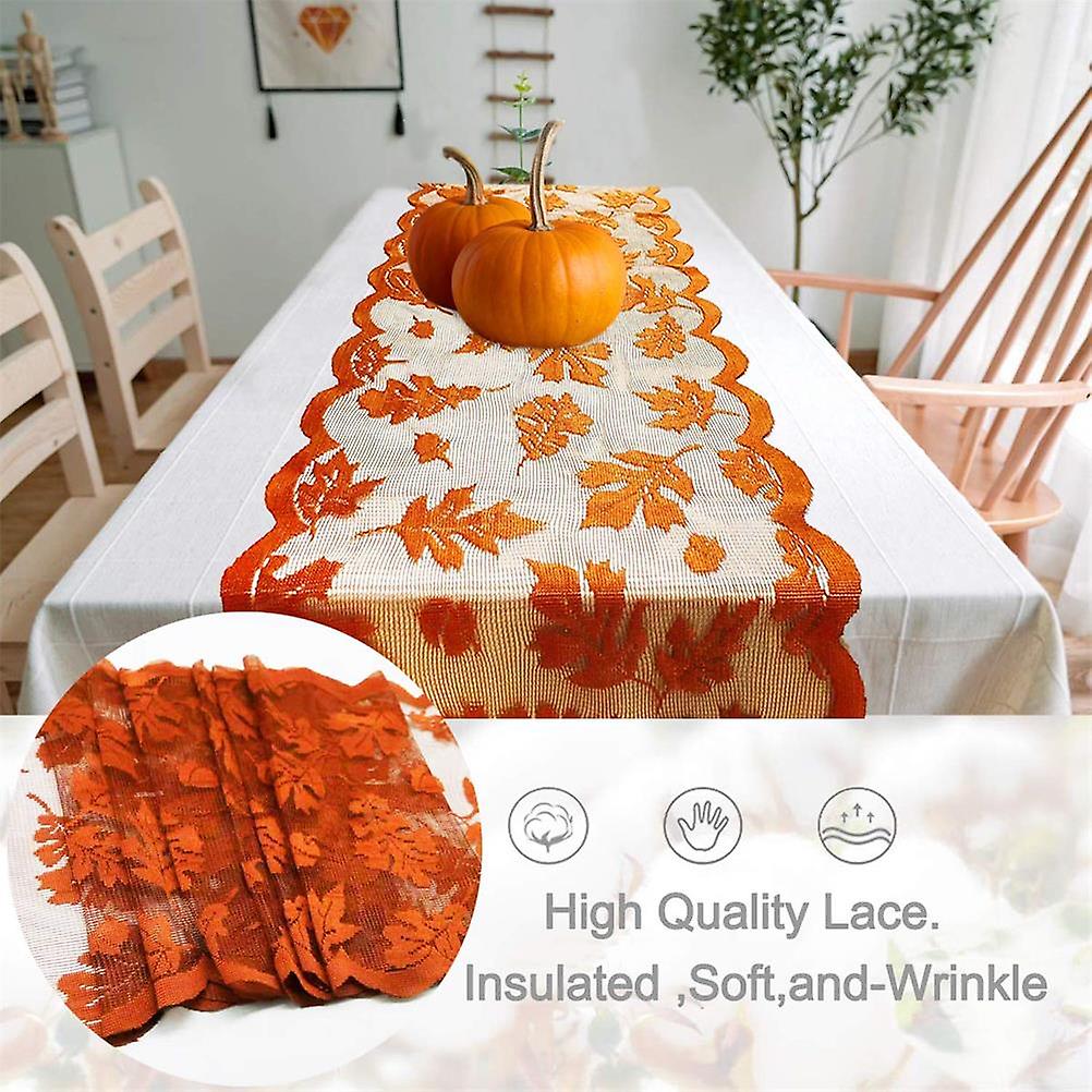 Maple Leaf Lace, Table Runner, Tablecloth, Decoration