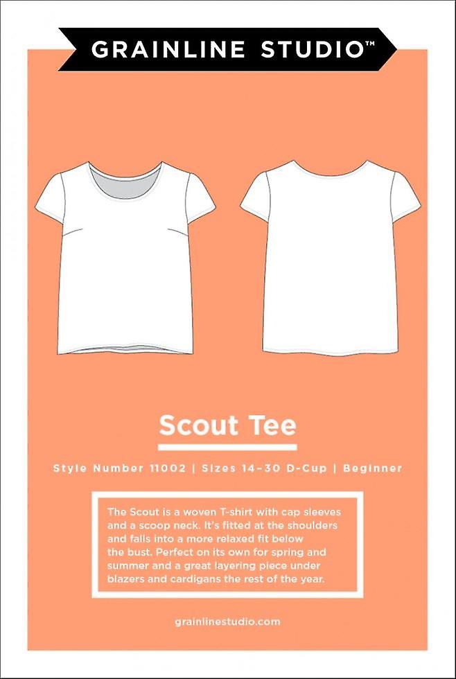 Grainline Studio Paper Sewing Pattern Scout Tee