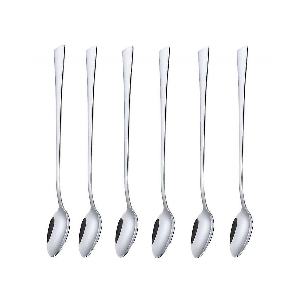 Kinghoff cocktail spoon 6 pieces for latte desserts gloss 9027