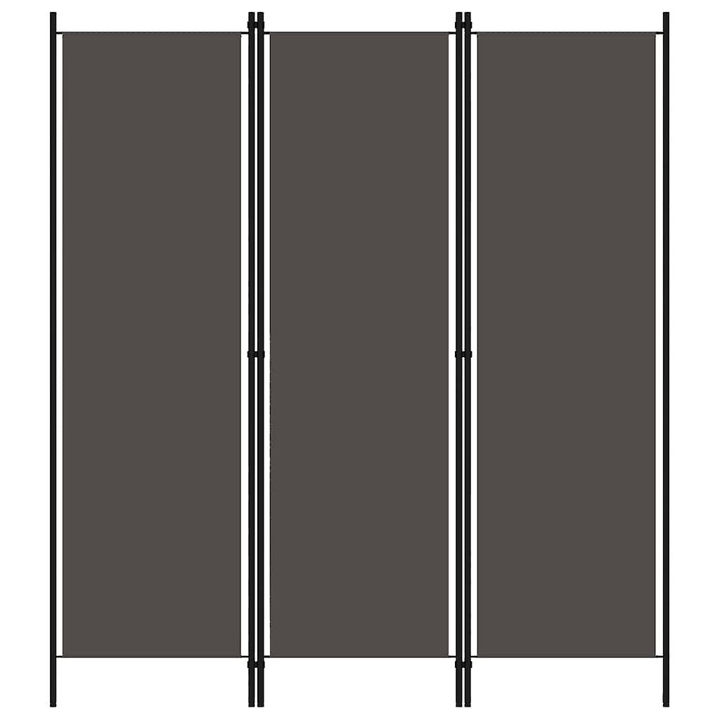 3 pcs. Room divider anthracite 150x180 cm