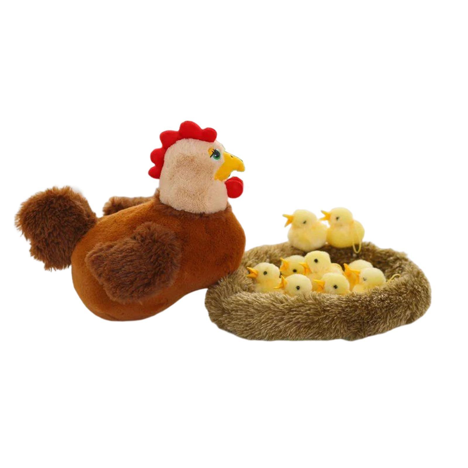 Simulation Large Hen Chick Sculpture for Easter Sunday Courtyard Decorative style A