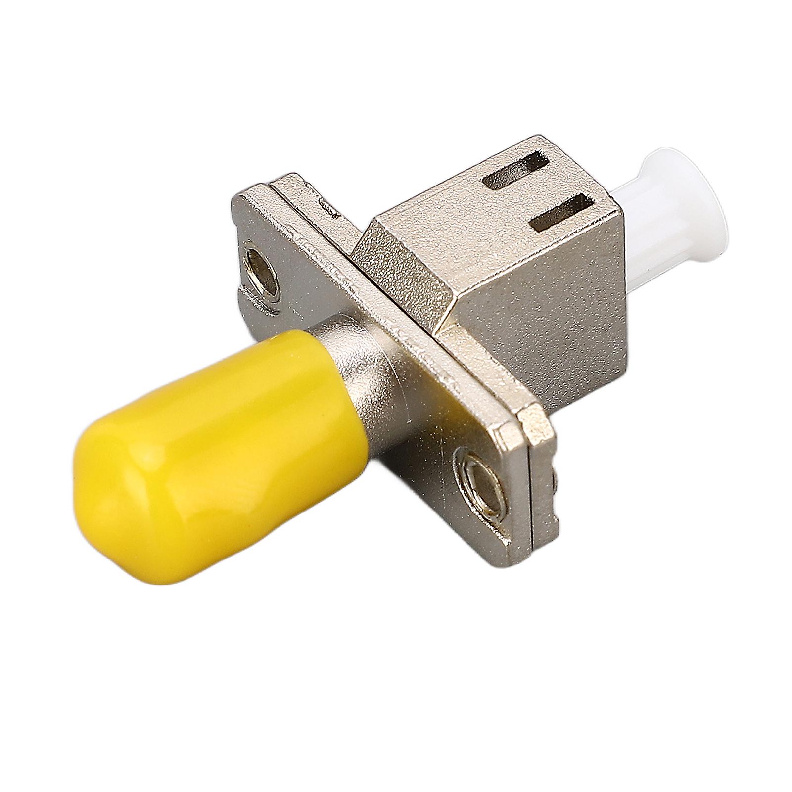 Uadme Fiber Optic Connector, ST Female to LC Female Low Loss UPC Fiber Optical Coupler for Communication, Firm Connection, Low Loss