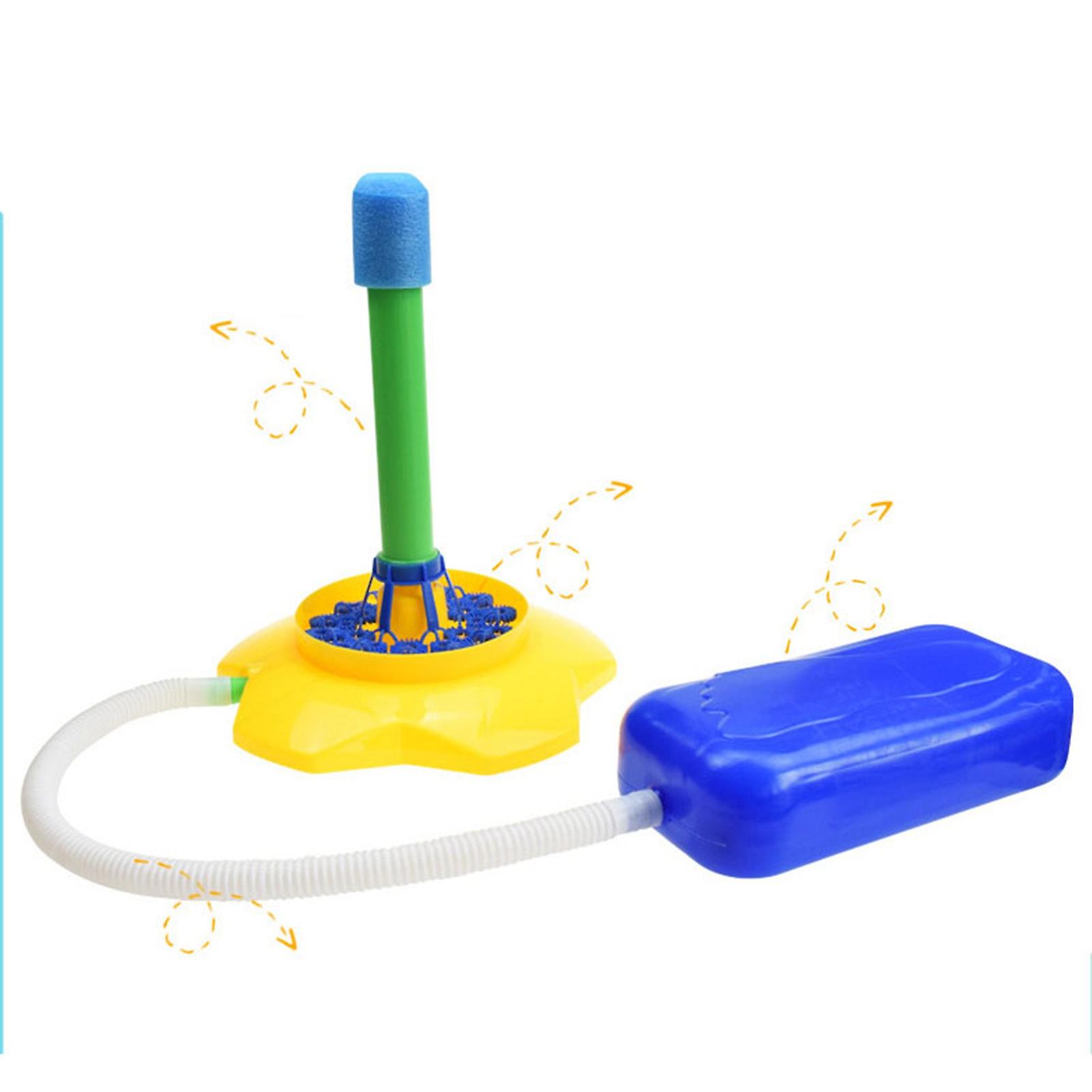Barn Bubble Rocket Leksak Pedal Typ Bubble Solution Rocket Game Set för utomhuslek
