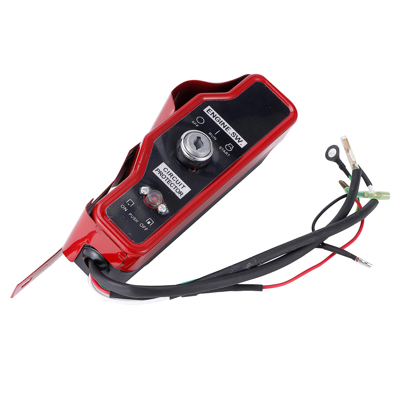 Electric Ignition Switch System Ignition Switch Box with Keys Gasoline Generator Accessory for 188F/GX390/190F/GX420/192F