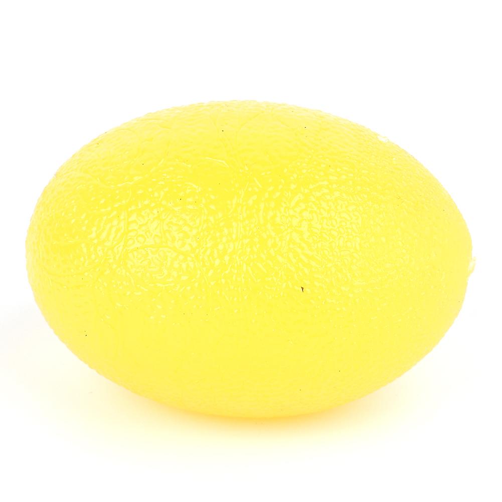 Silicone Massage Therapy Grip Ball for Wrist Finger Strength Exercise Stress Relief(Yellow 15) Hand Stress Ball