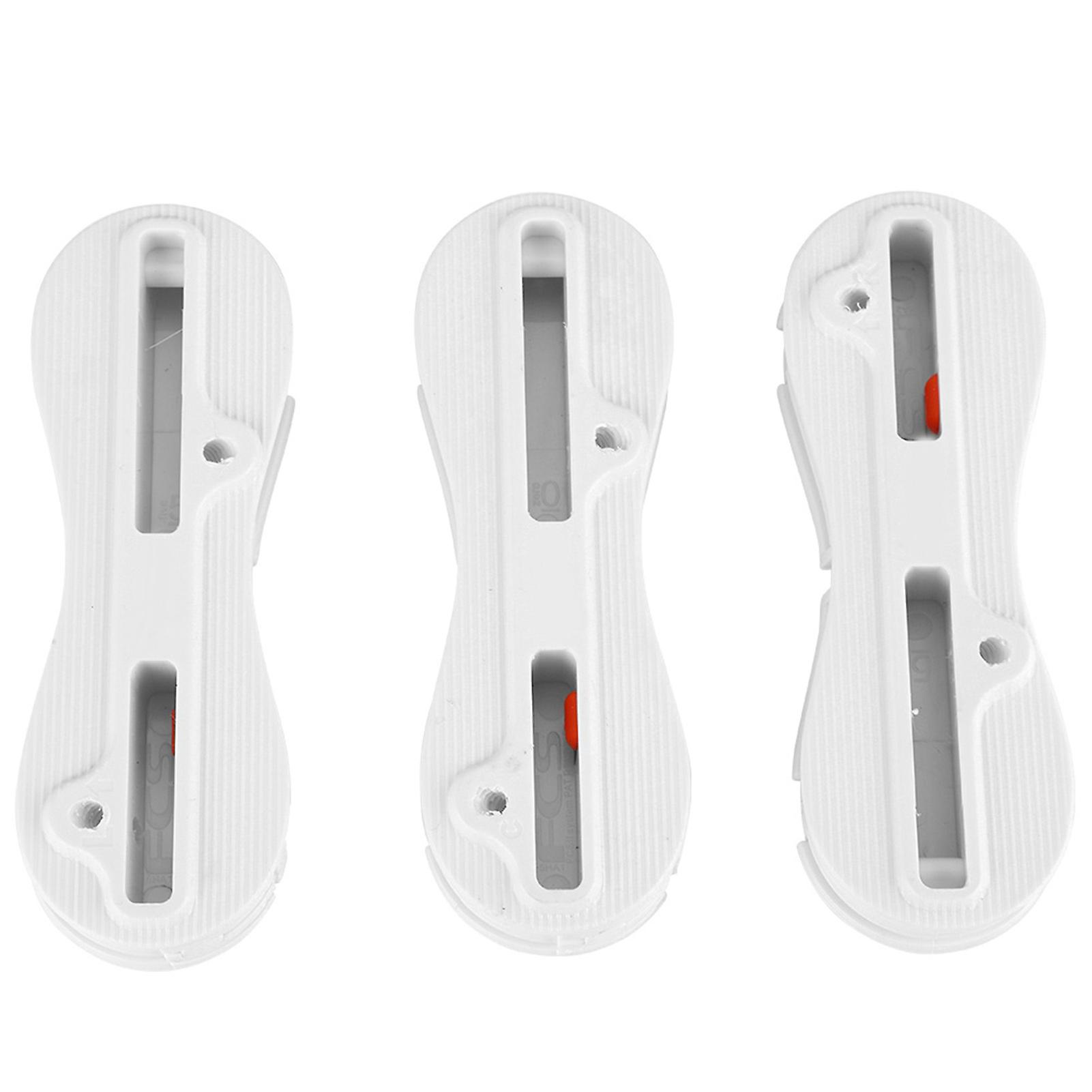 3-Piece Surfboard Fin Plug Screw Set for 2 Fin Troughs