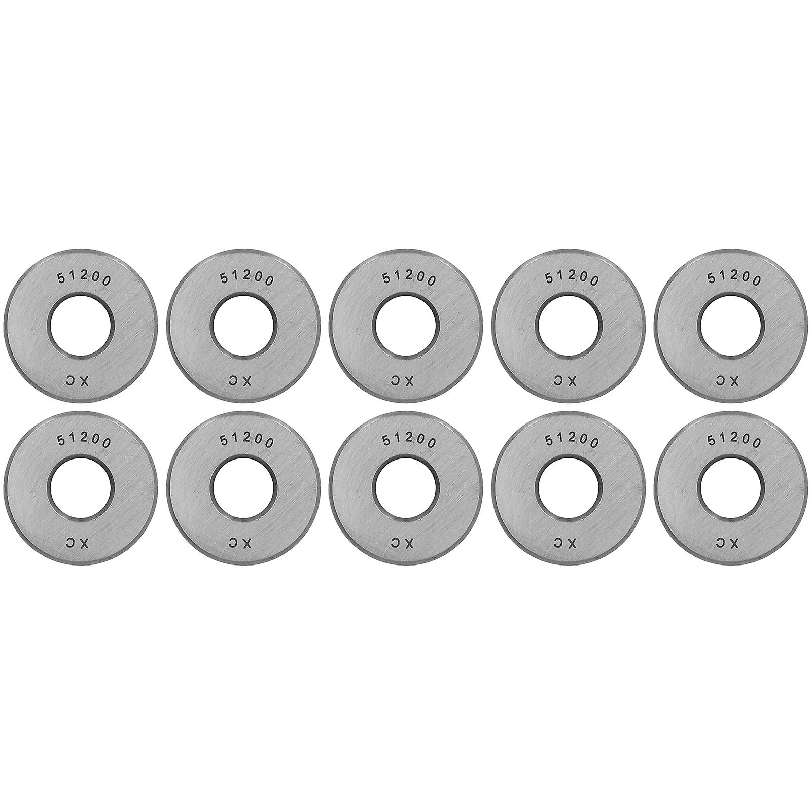 10Pcs Thrust Ball Bearing Single Direction Accessory Replacement Set Kit for Equipment51200