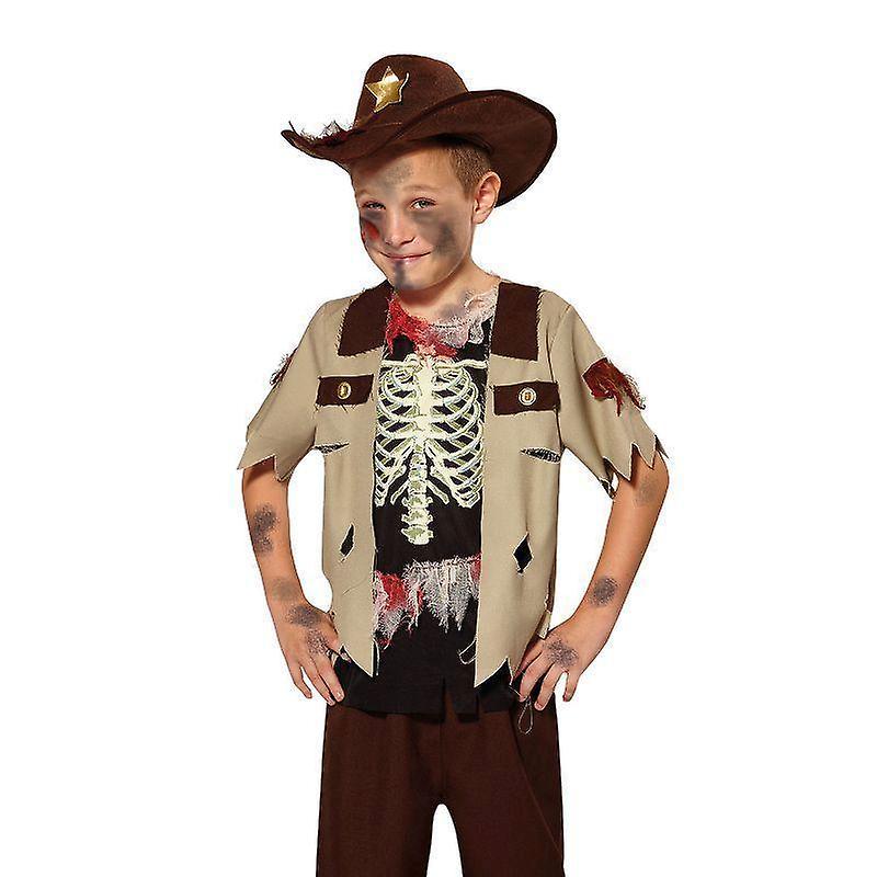 Skelet Sheriff Jongens Kostuum Cf020