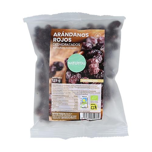 Organic dried cranberries 125 g