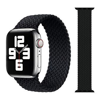 Stuff Certified® Braided Nylon Strap for iWatch 42mm / 44mm (Small) - Bracelet Strap Wristband Watchband Black
