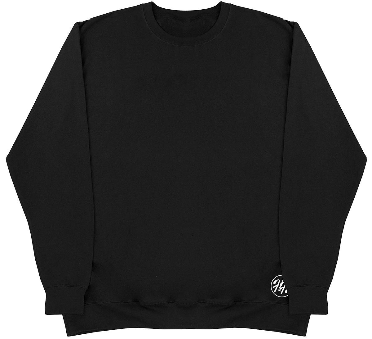 Blank 'no Mood' - Black Kids Oversized Comfy Sweater