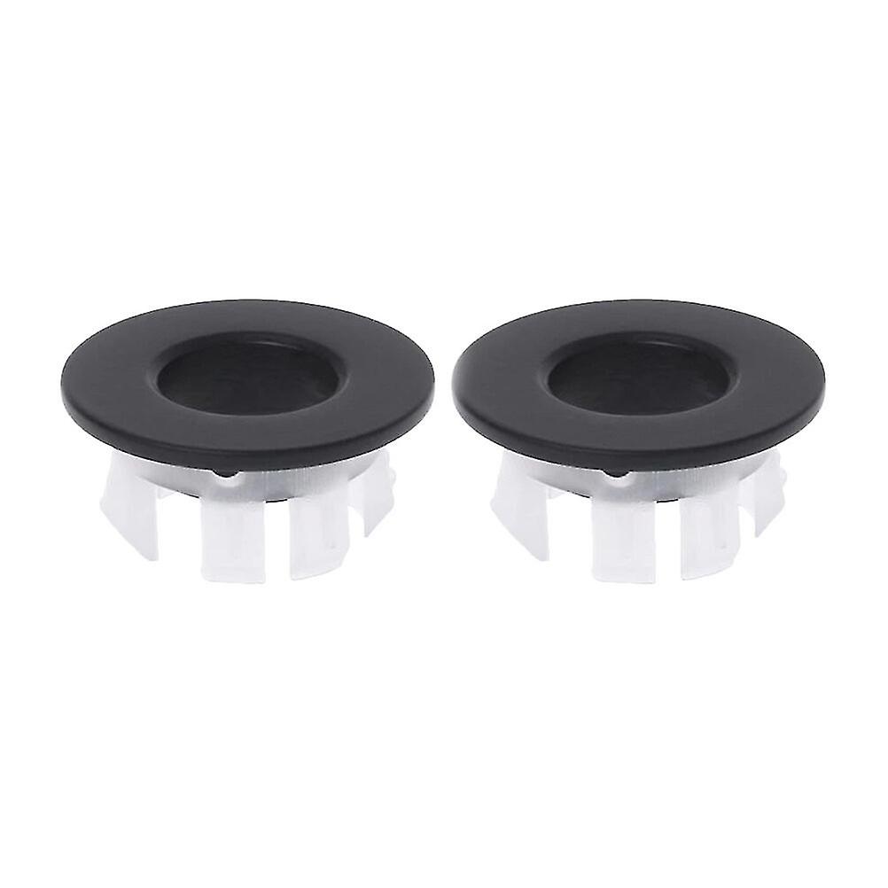 2pcs Sink Hole Overflow Cover Basin Sink Overflow Cover Bathroom Basin Insert
