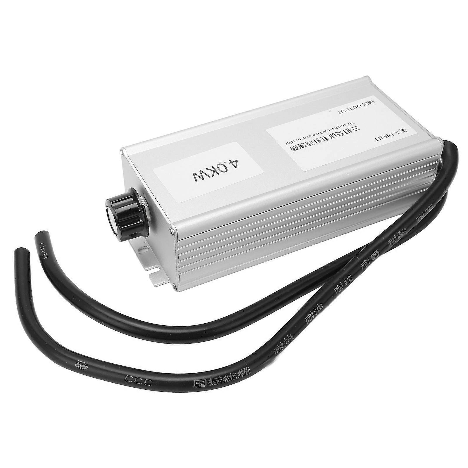 3 Phase AC Motor Controller 380V 4KW Stepless Speed Control