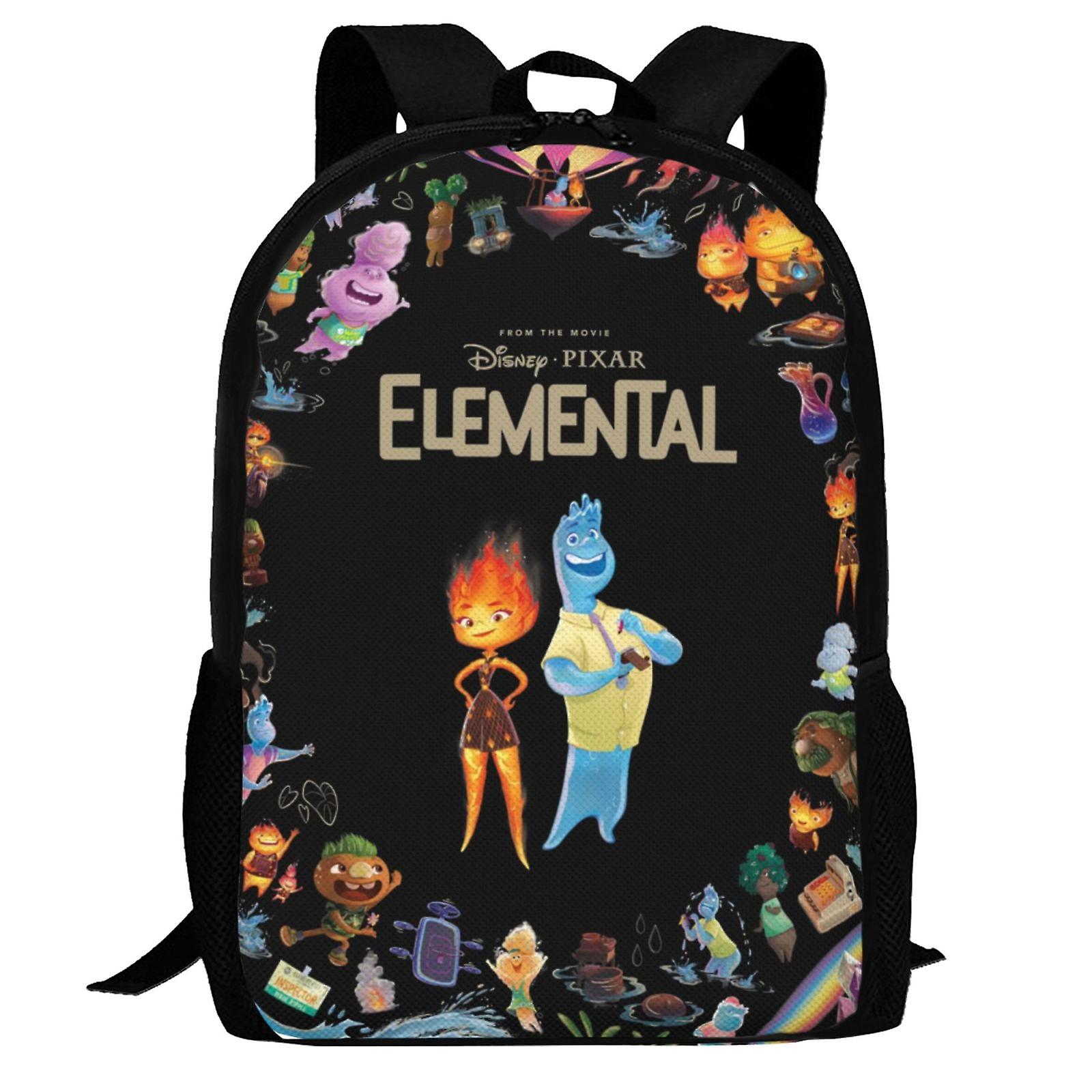 Elemental Backpack,3d Print Laptop Backpack Lightweight Casual Daypack Bookbag Multi-Function Travel Backpack