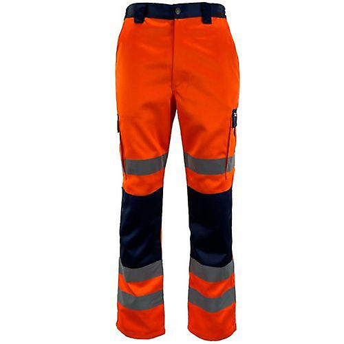 Hi Vis Polycotton Cargo Trousers - Hv516