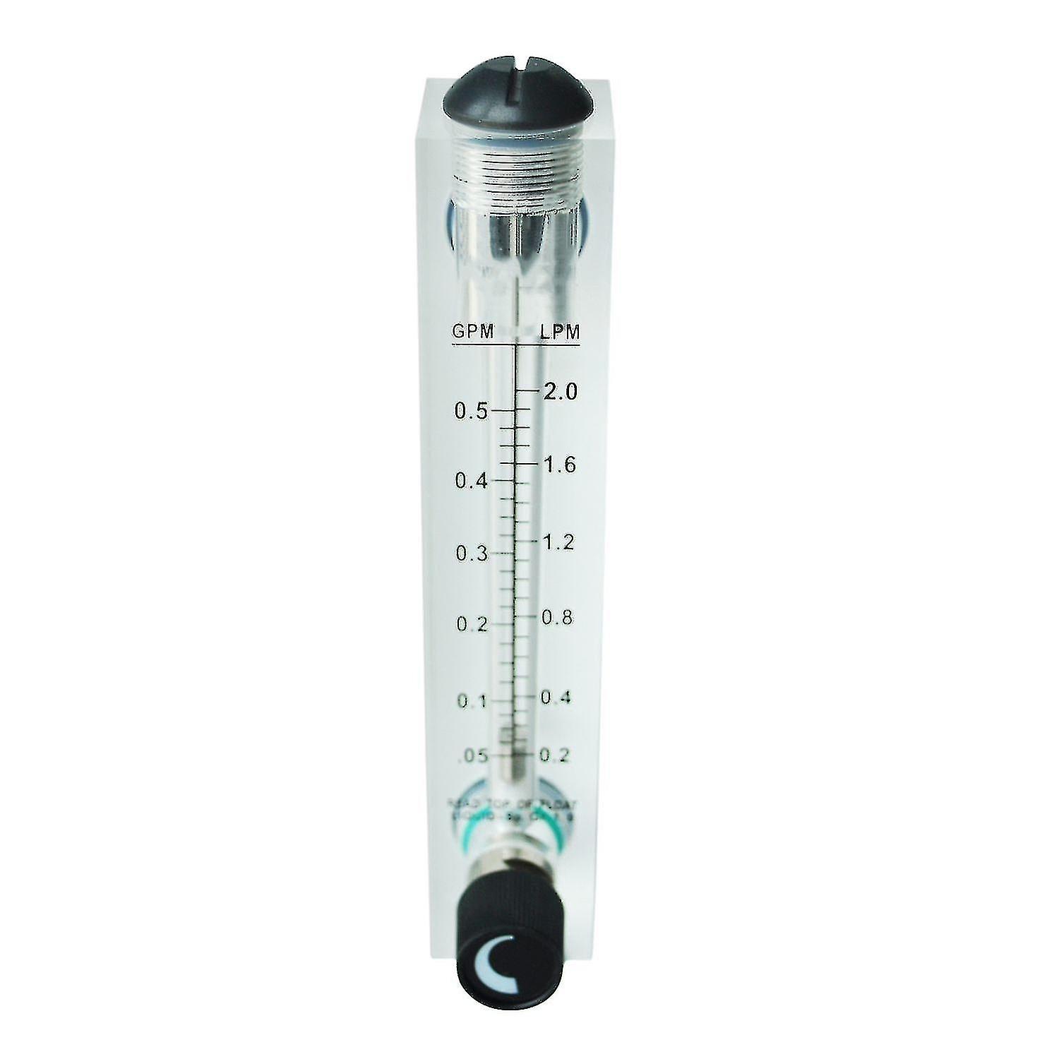 1/2" Pt Thread 0.05-0.5gpm 0.2-2lmp Water Liquid Flow Meter Flowmeter