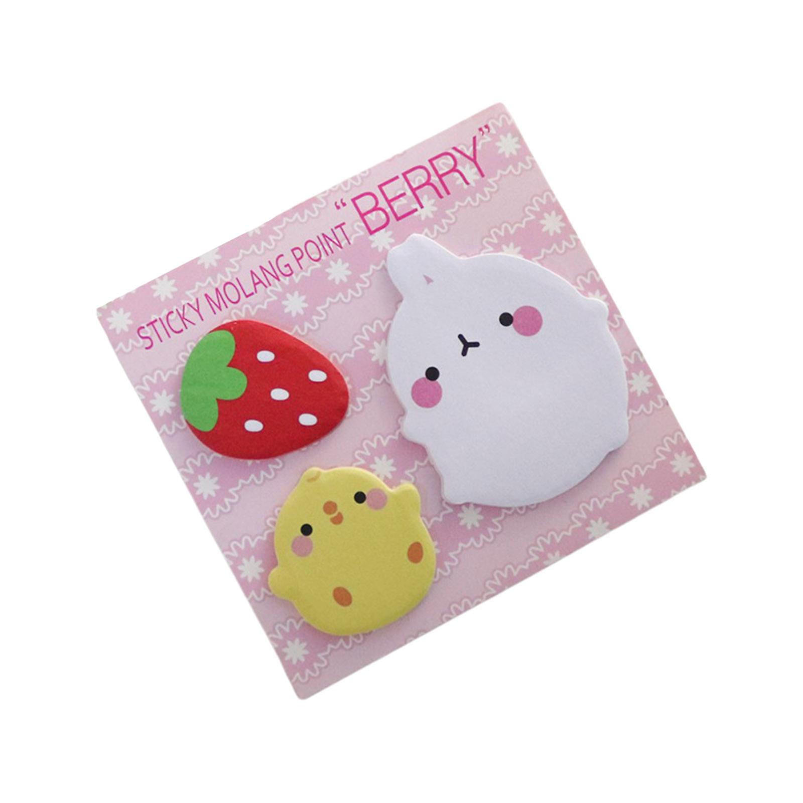 Cartoon Notes Pads Self-adhesive Notes Papers Mini Writing Pad Pocket Note Pads