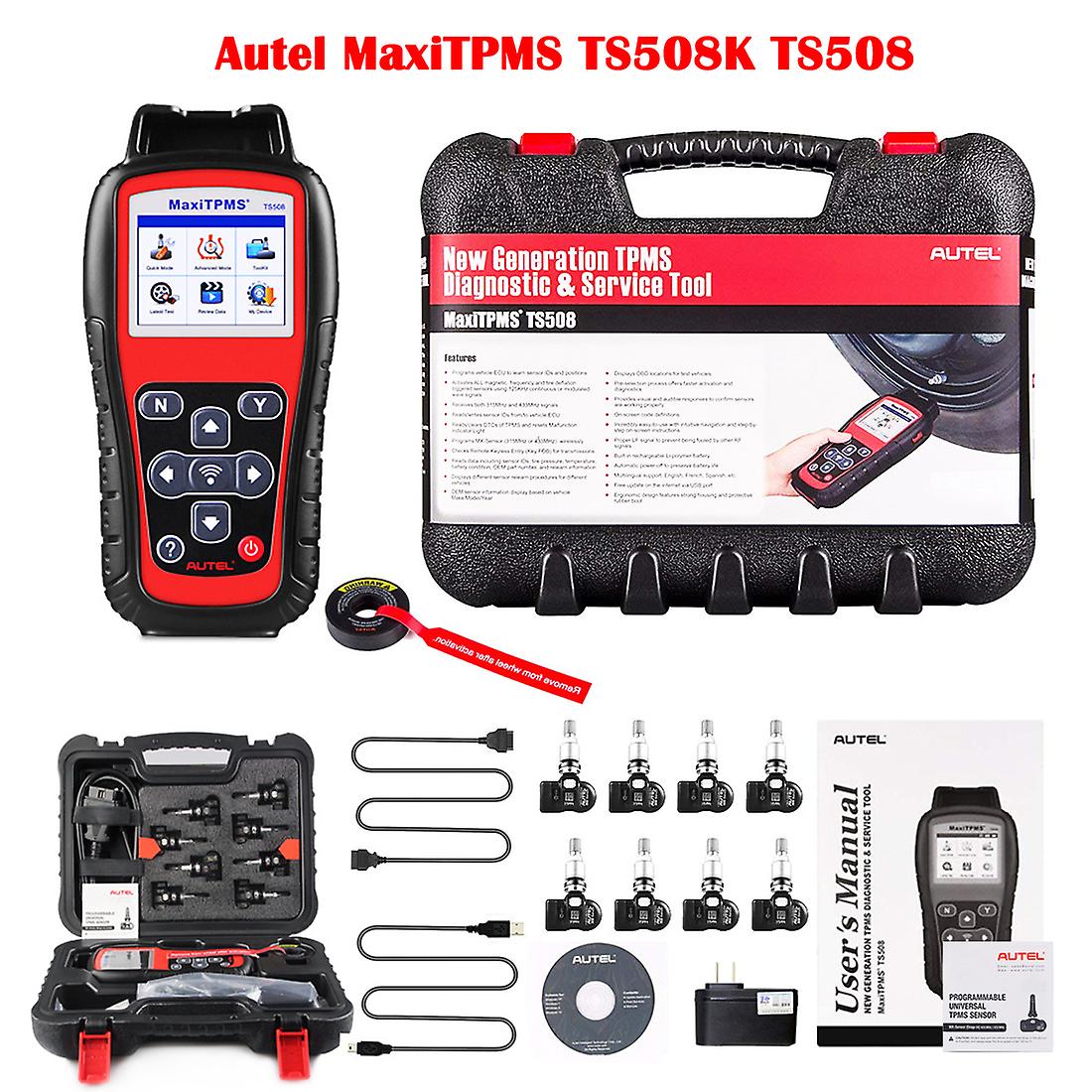 Für Autel Maxitpms Ts508k Sensor Mx-Sensor Reifenreparatur Auto Obd2 Werkzeuge rdms Sensor Unterstützung Programmierung mit Ts508 gleich 315 433mhz