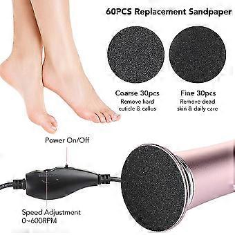 フットケア Electric Callus Remover Electric Foot Callus Remover, Rechargeable Electronic Foot
