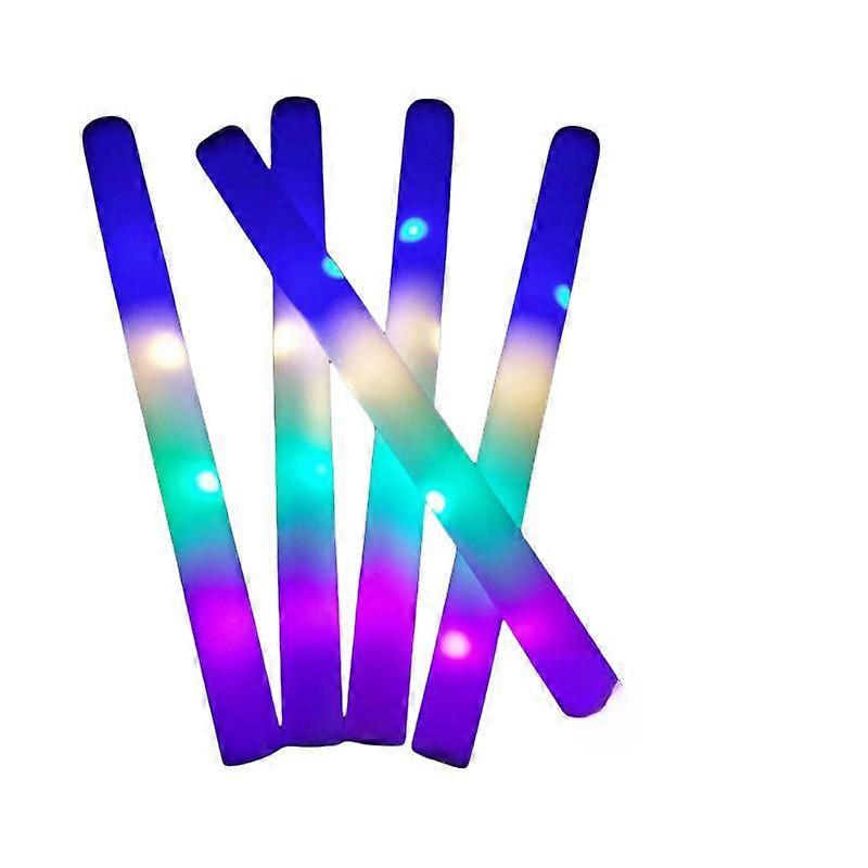 7-Pack Foam Glow Sticks, Plastic Material, Size 48*4 cm (18.9*1.57 in)