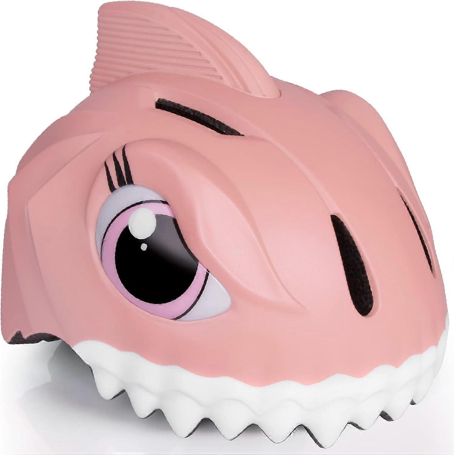 3D enhjørning og 3D Shark sykkelhjelm for jenter gutter, trygg barnehjelm 3-8 år gammel multisport sykkelhjelm for scooter scooter