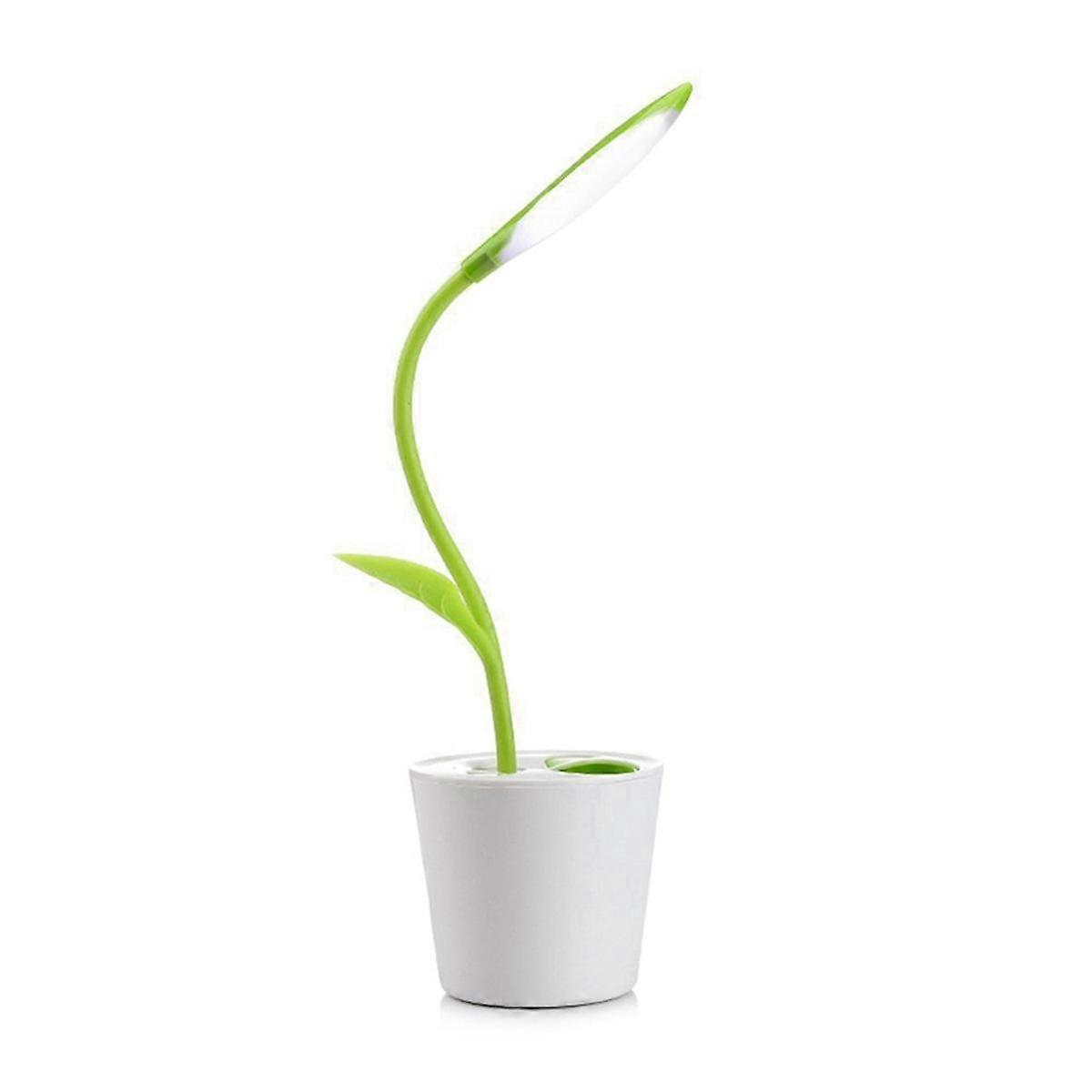 Flexible USB Touch Desk Lamp, Rechargeable Student Study Desk Lamp, Can Be Used As A Pen Holder, Bean Sprout Desk Lamp
