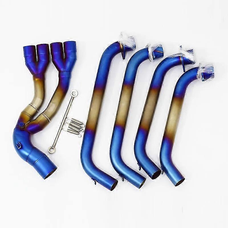 unique pipeMotorcycle System Front Link Pipe Slip On 51mm Muffler For Honda CB650F CB650R CBR650 CBR650F 2014 - 2022