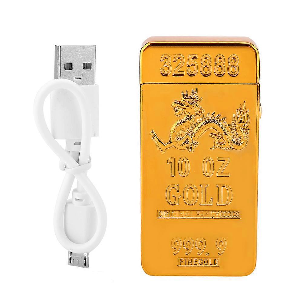 USB Rechargeable Double Arc Mini Portable Electric Cigarette Lighter  (Dragon)