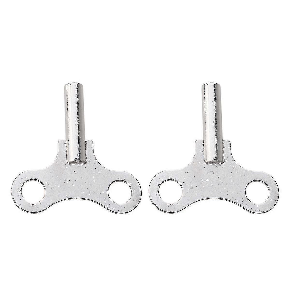 2pcs Clock Key Practical Sturdy Useful Tools Clock Accessory For Shop Clock Home