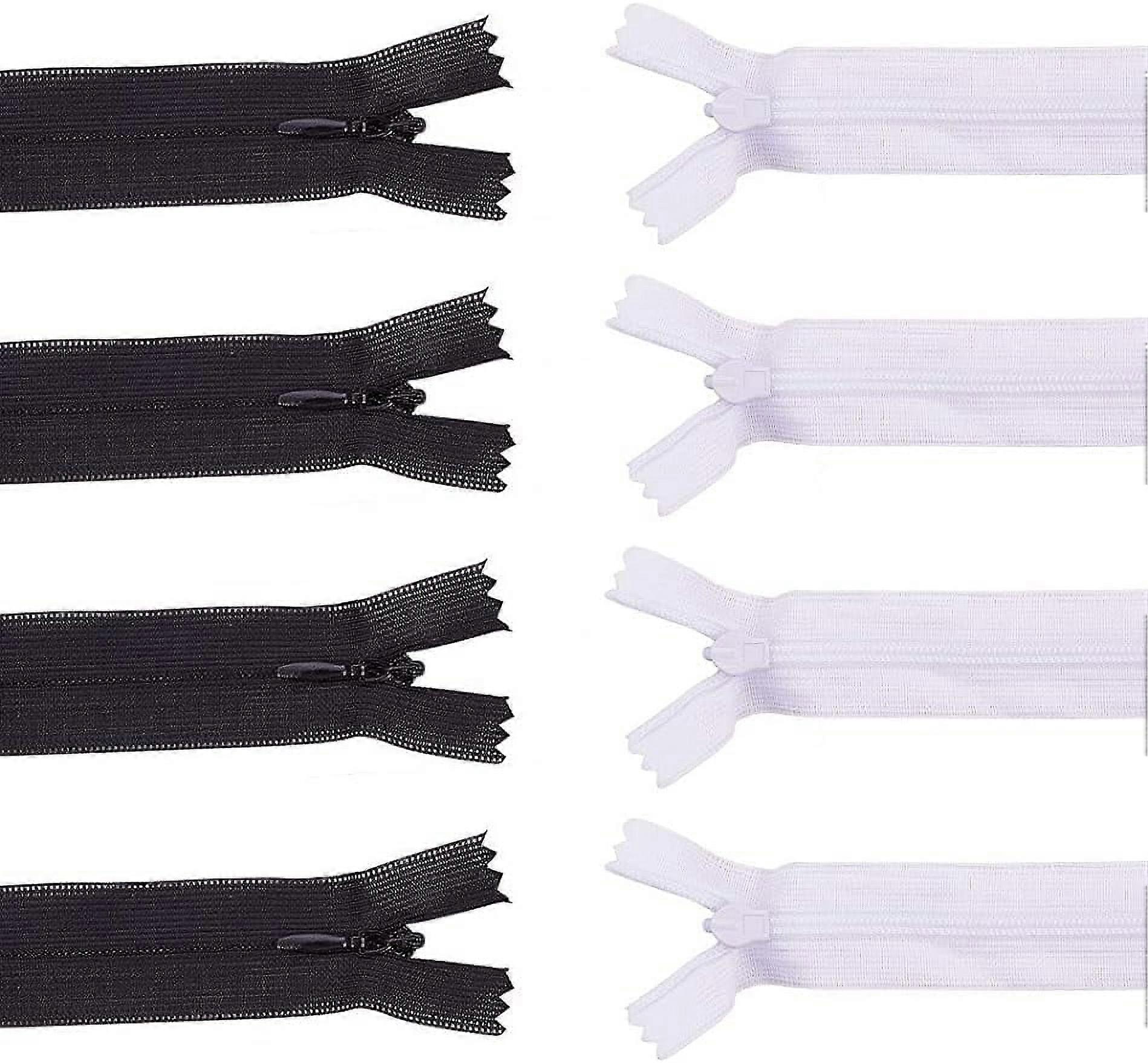 50 PCS 16 polegadas Nylon Zíperes Invisíveis para Saias Travesseiros Roupas e Costura de Artesanato