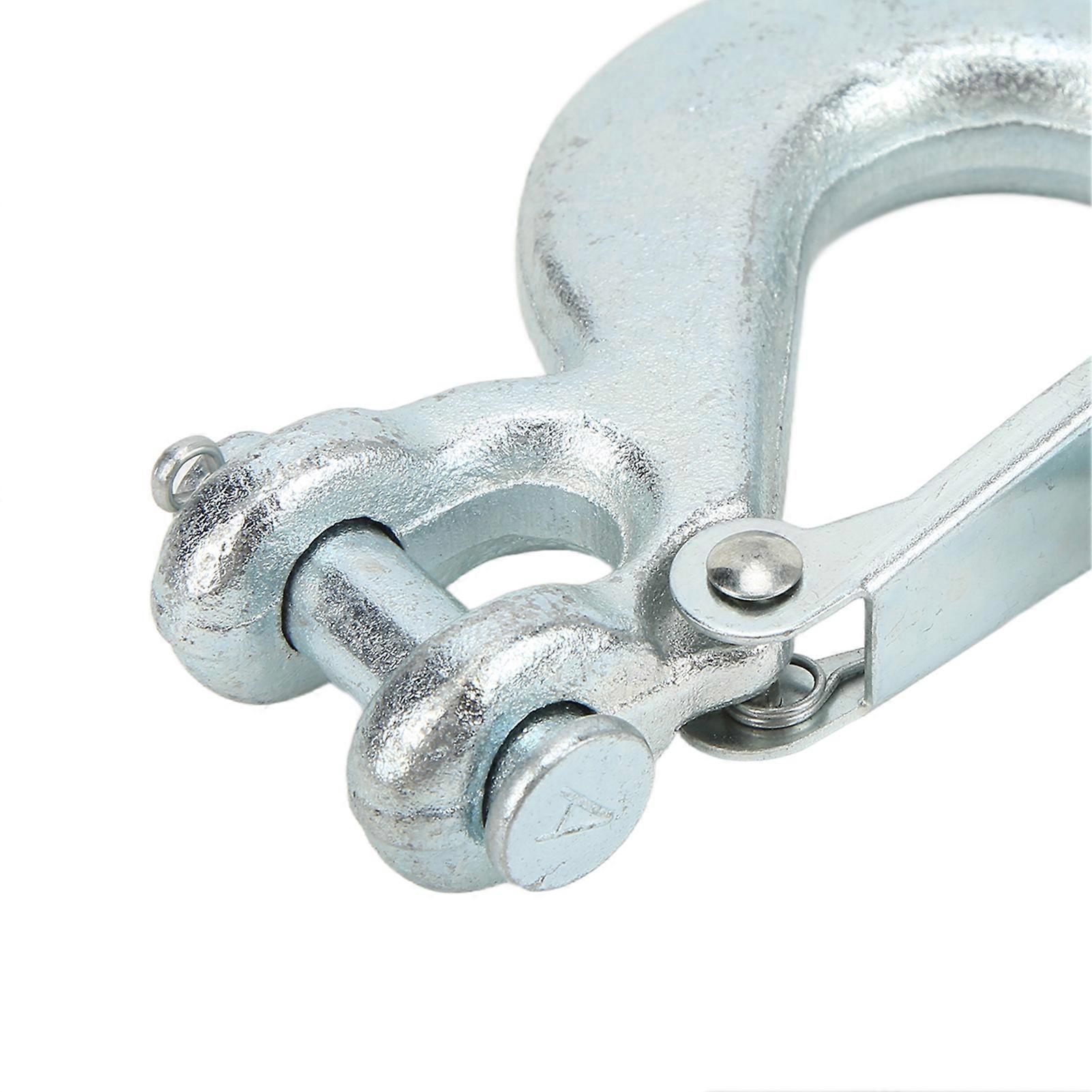 3/8in Winch Trailer Clevis Hooks 1in Wide Gap Opening 18000lbs Load with Safety Latch