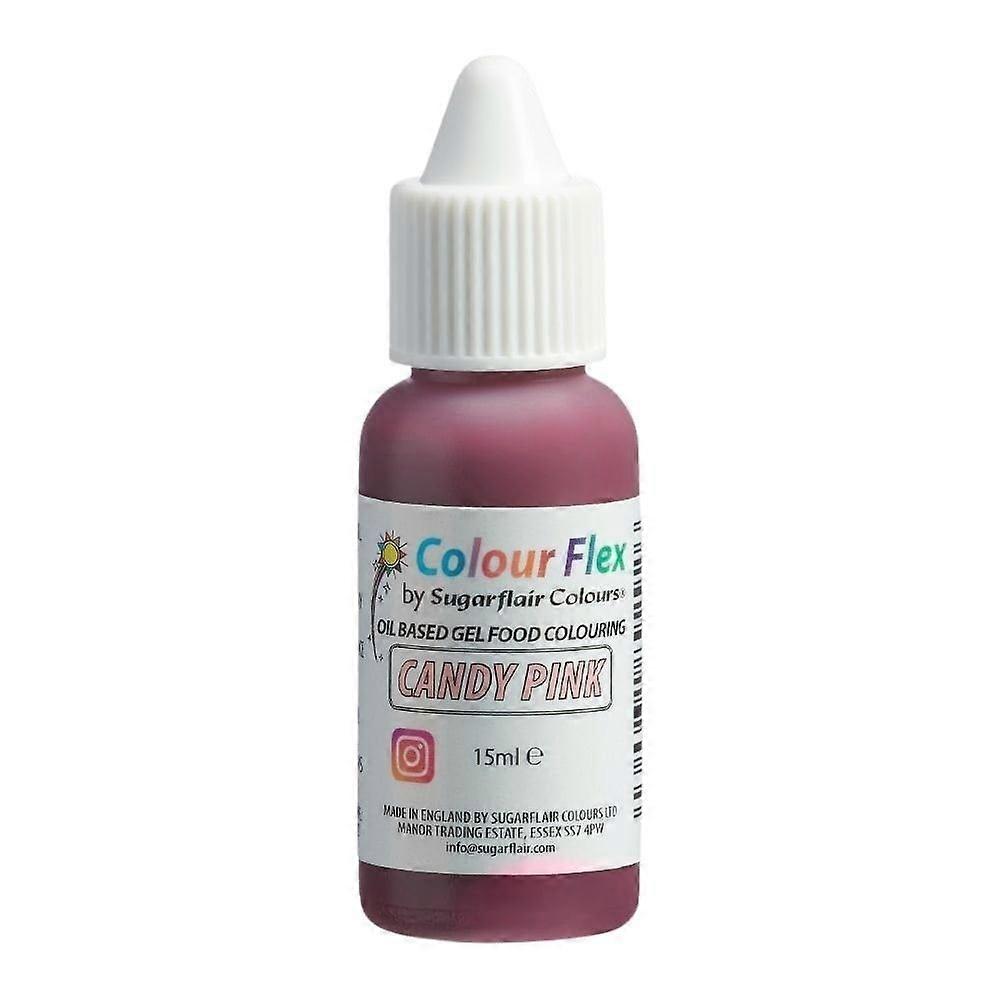 Sugarflair Colour Flex 油基食用色素凝胶 15ml - 糖果粉色