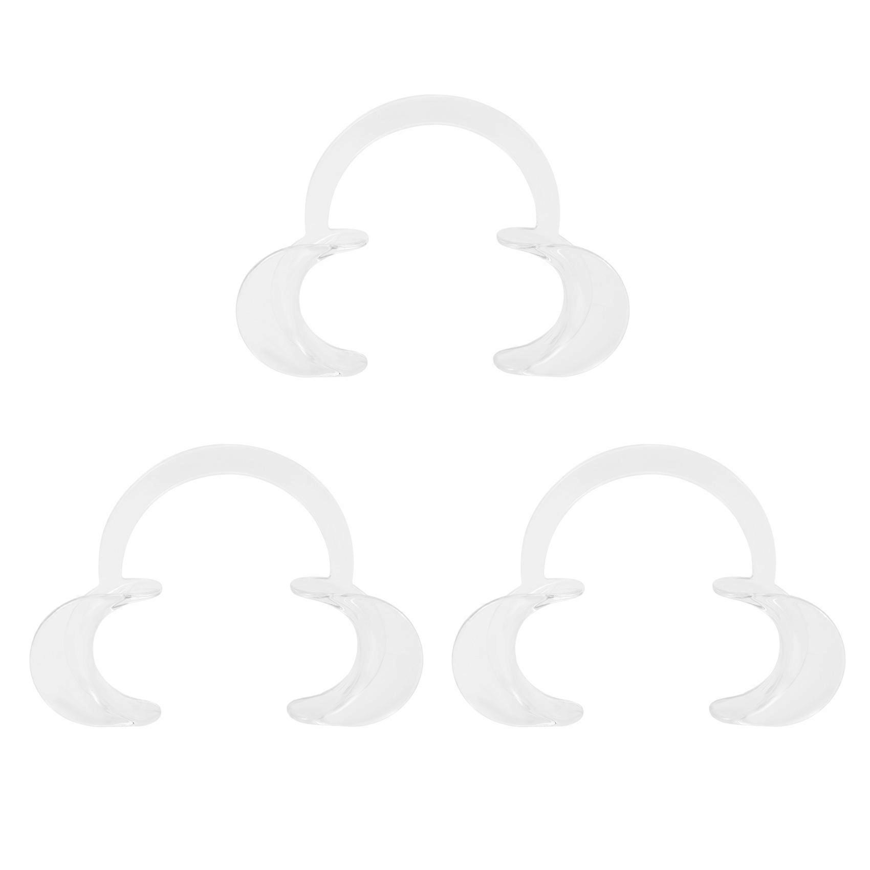 3pcs オートクレーブ可能な歯科用歯ホワイトニングリップ&チークリトラクター歯科医口オープナー繰り返し使用、S