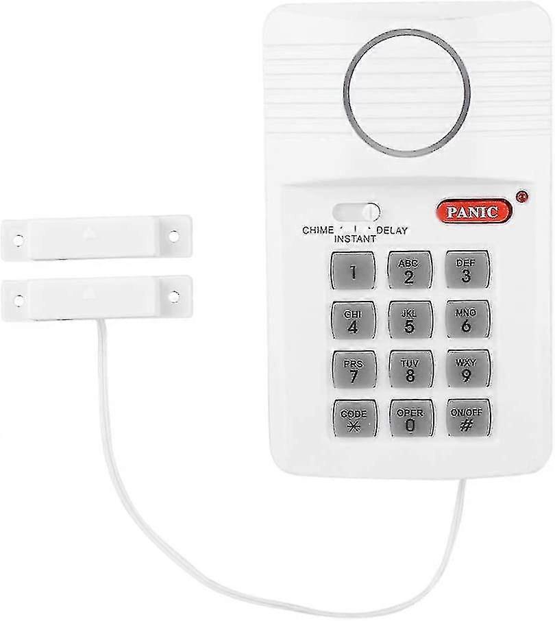 Door Alarm System,3 Settings Security Keypad With Panic Button For Hom