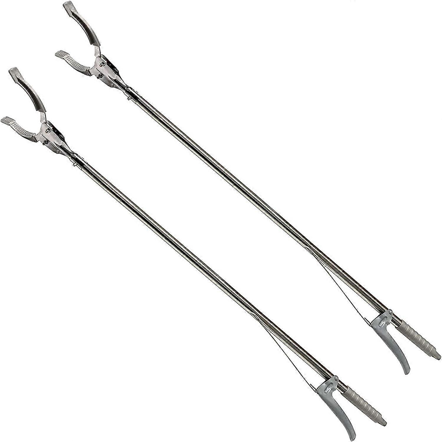 HAC24 2er Set Greifzange Mllzange Metall Greifhilfe Abfall Mll 90cm Greifer Gr