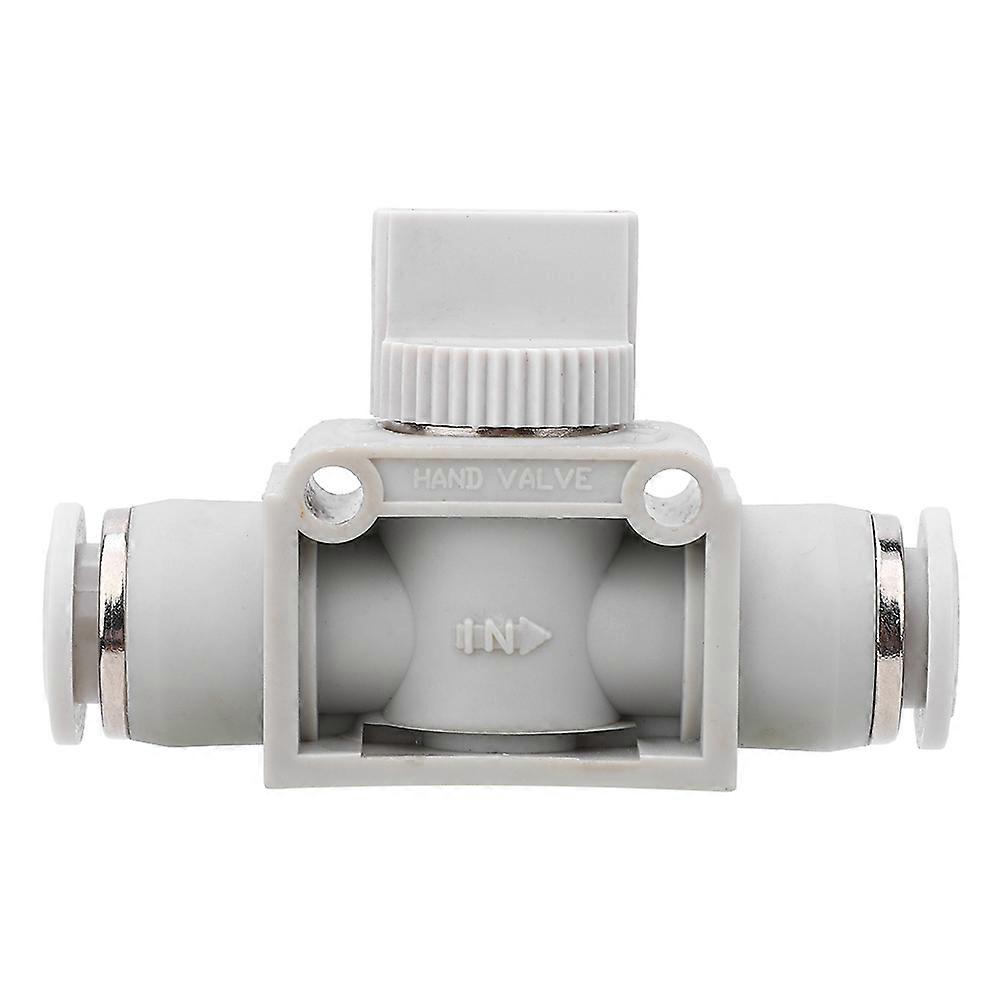 Plastic Shut-Off Valve HVFF Switch Valve Quick Coupling Connector for Pneumatic Automatic Equipments10mm YEMAA